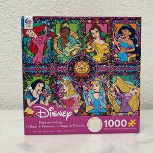 Disney Princess Stained Glass Puzzle - 1000 Pieces